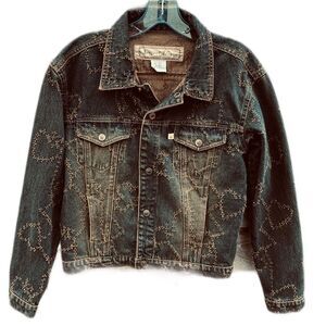 Vintage 80’s Dessert Diva by Sherry Holt size Medium dark wash denim jacket